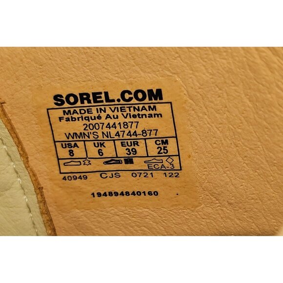 Sorel Women's Faded Spark Leather Explorer Blitz Stride Sandals Size 8 M 2470 - Picture 8 of 16